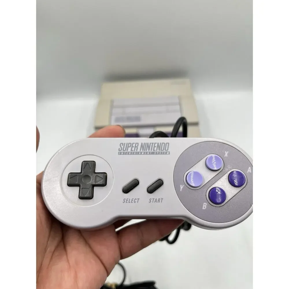 Nintendo Super NES Console SNS-001 OEM Bundle Controller Power AV Cord